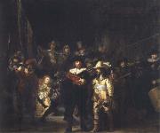 REMBRANDT Harmenszoon van Rijn The Militia Company of Frans Banning Cocq,Known as The Night Watch oil painting reproduction